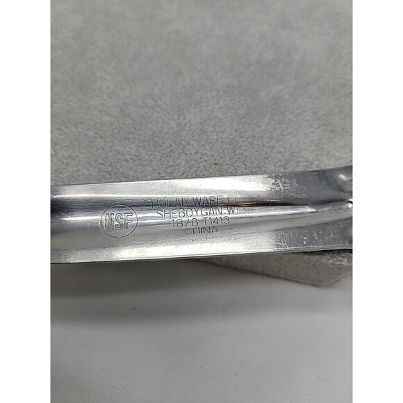 Vintage Polar Ware 13" NSF 18/8 Stainless Steel Serving Spoon Cooking Kitchen - Picture 13 of 15